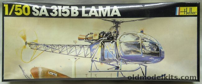 Heller 1/50 SA-315B Lama, 482 plastic model kit